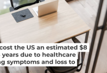 Losses in workplace productivity account for more than 90% of the estimate. aire images/Moment via Getty Images